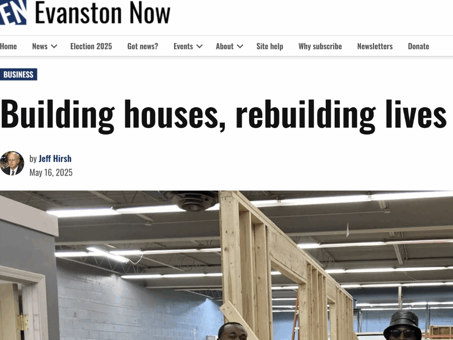 CPO in the News: Equipping Lives Through Carpentry in Evanston