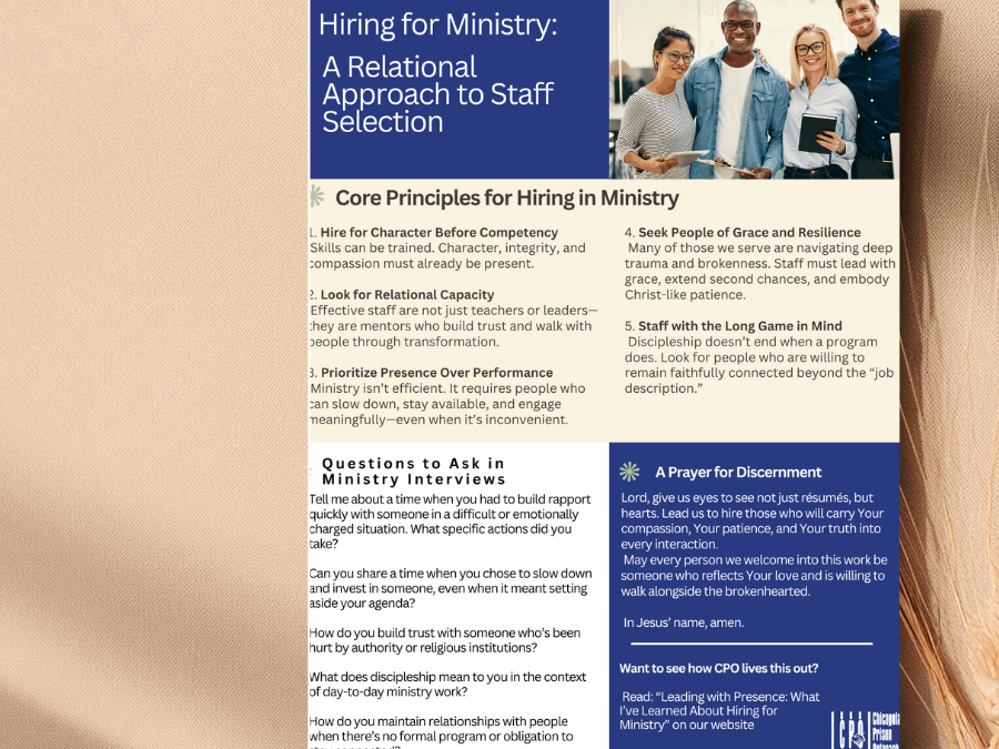 Hiring for Ministry: Why Presence Matters More Than Performance